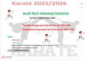 Lire la suite à propos de l’article Activité Sportive Karaté 2025/2026
