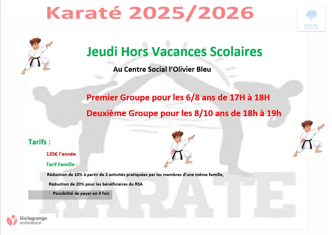 You are currently viewing Activité Sportive Karaté 2025/2026
