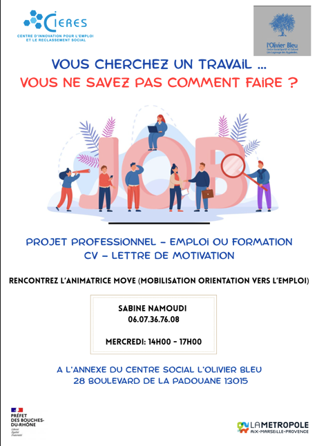 You are currently viewing PERMANENCE MOVE ( MOBILISATION ORIENTATION VERS L’EMPLOI )