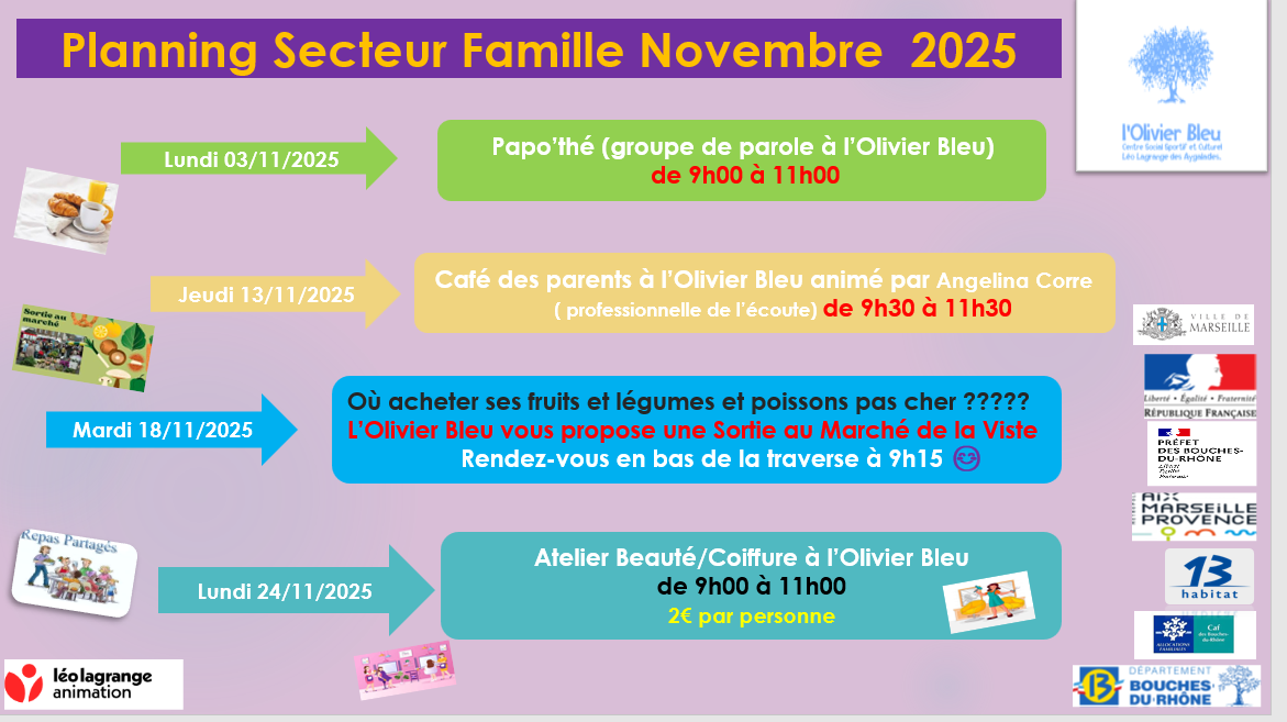 You are currently viewing PLANNING FAMILLE NOVEMBRE 2025